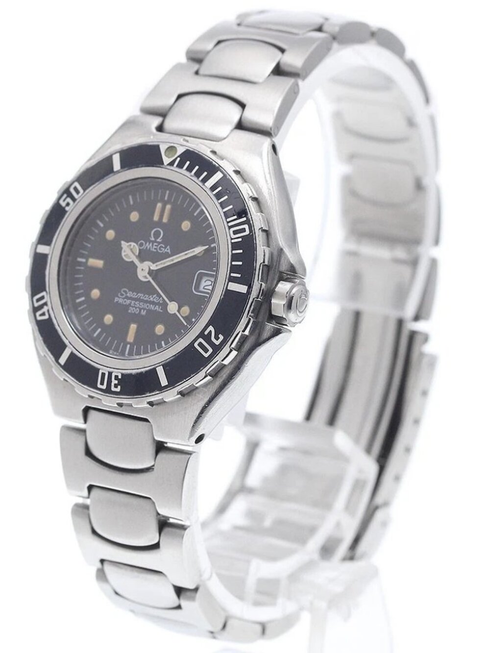 OMEGA Seamaster200 Date black Dial Quartz Ladies Watch_941320